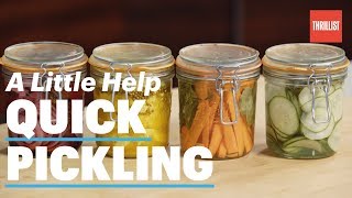 How to Make Quick Pickled Vegetables the Right Way  A Little Help Quick Pickling [upl. by Ainak]