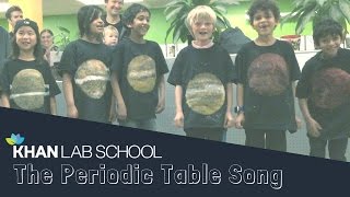 Awesome Kids Sing The Periodic Table Song [upl. by Dranel]