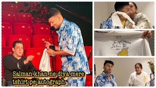 Salman khan se mila muje autograph ✍️ [upl. by Htennaj702]