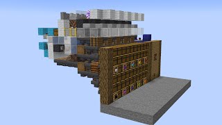 Minecraft Ultrafast 1Wide Tileable MultiItem Sorter  Tutorial 119 Java [upl. by Mendie947]