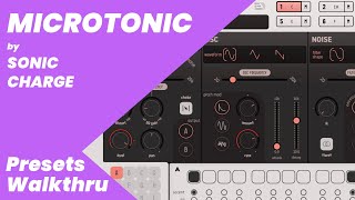 Sonic Charge Microtonic  Preset Showcase  NO TALKING [upl. by Kata]