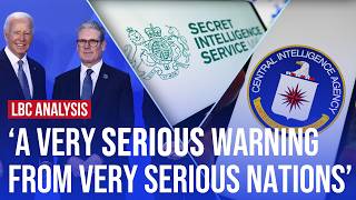 MI6 and CIA bosses issue ‘threat to world order’ warning  LBC analysis [upl. by Vernor]