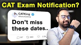 CAT 2024 Notification  Important Dates For CAT Exam  CAT 2024 Results  IIM Calls  IIM Interview [upl. by Tutto126]