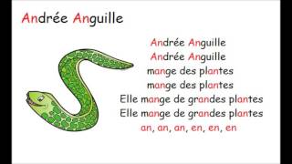 Phonétique animée  Andrée Anguille [upl. by Mechling409]