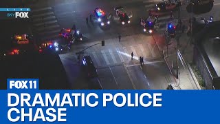 LAPD chasing driver across Los Angeles [upl. by Carrick786]