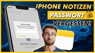 iPhone Notizen Passwort vergessen 🤔 Und neues Passwort erstellen 🔐 [upl. by Trueman]