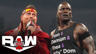 The Miz and RTruth argue with The Judgment Day Raw Day 1 highlights Jan 1 2024 [upl. by Leoy263]