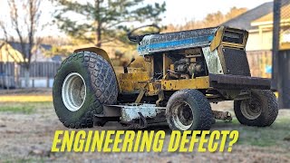 Steered Wrong on the International Cub Loboy  Addressing the Bad Steering and Frame Clean up Ep2 [upl. by Isabea]