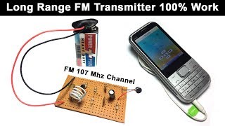 FM Transmitter in Urdu Hindi  How To Make Easy Long Range FM Transmitter Circuit Project  Hi Tech [upl. by Derrik]