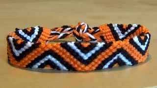 TUTO Bracelet Brésilien Triangles Intermédiaire [upl. by Converse]