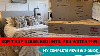 Dusk Bed Review  THE TRUTH Ascot King Size Ottoman Bed  Complete Assembly Easy Guide [upl. by Jenei]