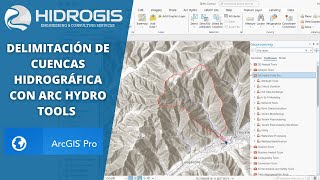 Delimitación cuenca hidrográfica y orden de las corrientes en ArcGis 107 [upl. by Leahcin]