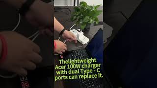 Acer 100W PD Charger Fast Safe and Efficient Charging [upl. by Shuler]