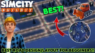 Best Road Layout Design For Begginers SimCity BuildIt 📈  Best Layout Strategy SimCity BuildIt 🔥 [upl. by Anauqahs]