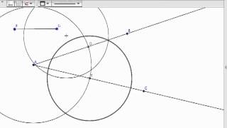 Angle Bisector Construction in GeoGebra [upl. by Sirapal]