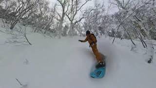 Splitboarding Furano Hokkaido [upl. by Loleta]