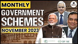 Important Government Scheme in NEWS  November 2023  UPSC Prelims 2024  OnlyIAS [upl. by Nodnyl743]