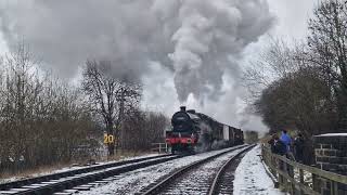 Keighley amp Worth Valley Railway Steam Gala 9323 [upl. by Rennoc716]