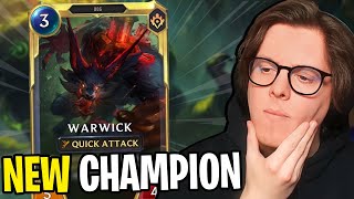 NEW ARCANE CHAMPION Is Warwick Any Good [upl. by Darn996]