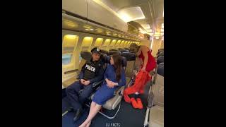 HE WAS CHANGEING IN TO GIRL IN FLIGHT shorts creative lifehack lufacts [upl. by Htelimay]