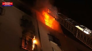 Incendie à Paris quotla piste criminelle est privilégiéequot [upl. by Darrelle758]