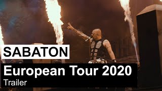 SABATON  European Tour 2020 Trailer [upl. by Elyagiba431]