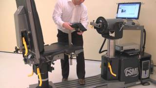 Isokinetic forearm pronation supination test CSMI Humac Cybex Norm set up [upl. by Sophy]