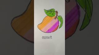 Mango 🥭 colour comedy funnyartist drawing artandcraft funny artdrawing viralshort [upl. by Aruasi]