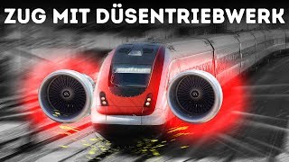 Was wenn man einen Zugmotor durch ein Düsentriebwerk ersetzt und 17 unglaubliche Fahrzeuge [upl. by Terencio688]