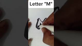 Letter M education alphabet drawing graffiti mural music eminem godzilla [upl. by Ennaitsirhc96]