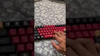 Royal Kludge RK68 MOD  Gateron Milky Black Switch RoyalKludge mechanicalleyboard thock [upl. by Ossie228]