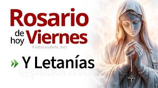 Rosario del Día Viernes 5 Julio 2024 ➤ Con LETANÍAS [upl. by Aiet]