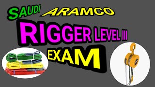 saudi aramco rigger level 3 exam questions and answers [upl. by Vargas762]