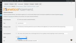 Passerelle Monetico Paiement WooCommerce [upl. by France403]