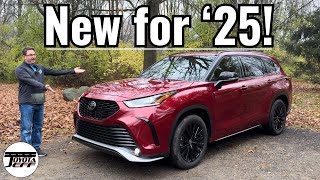 Whats New for 2025 Toyota Highlander XSE Review amp Drive [upl. by Surbeck]