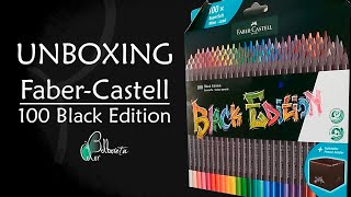 Unboxing Faber Castell Black Edition pack de 100 [upl. by Nosral]