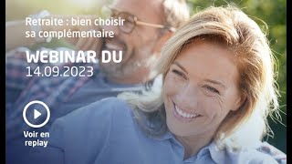 Départ en retraite  Maintenez une couverture Santé et Prévoyance  Webinar du 14092023 [upl. by Neyuq]