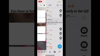 How to half swipe snapchat tutorial capcut [upl. by Romilda]