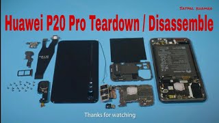 Huawei P20 Pro Disassemble Touch Display Battery Teardown Backcover Huawei P20 Pro [upl. by Bevus]