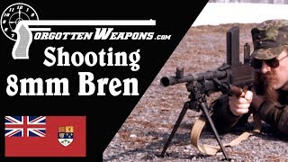 Shooting the Inglis 8mm Bren Gun [upl. by Nylorahs]