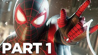 SPIDERMAN MILES MORALES PS5 Walkthrough Gameplay Part 1  INTRO Playstation 5 [upl. by Akerdnuhs431]