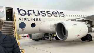 TRIPREPORT  Brussels Airlines SN2906  Vienna to Brussels  Business Class  OOSSU A319 [upl. by Lerred]