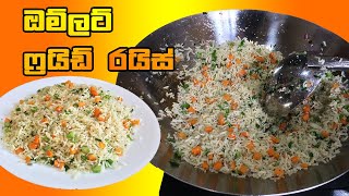 කන්නම ඕන සුපිරි රයිස් එක  Omelette Fried Rice  Street Food Fried Rice [upl. by Simeon]