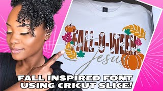 LeafImprint Font Design Using Cricut Design Space  Beginner Friendly [upl. by Robinette]