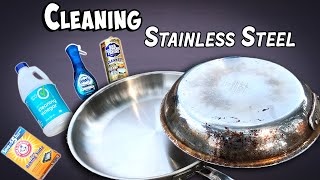 Different Ways To Clean A Stainless Steel Pan That Sticks [upl. by Aimit]