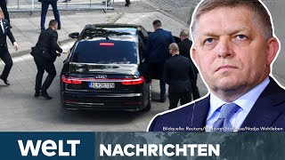 BLUTTAT IN SLOWAKEI Attentat auf Regierungschef Fico Erste Erkenntnisse über Täter  WELT STREAM [upl. by Rebeca]