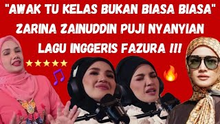 NYANYIAN LAGU INGGERIS FAZURA DISOKONG DIPUJI RAKAN2 ARTIS amp NETIZEN fazura fattah artis cerai [upl. by Santini]