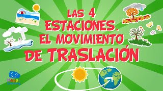 EL AÑO Y LAS 4 ESTACIONES EL MOVIMIENTO DE TRASLACIÓN  Vídeos Educativos para Niños [upl. by Koeninger]