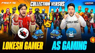 Lokesh Gamer Vs As Gaming Rare Bundle Collection Versus  Who Will Win  Garena Free Fire [upl. by Willing]