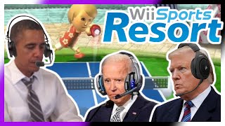 US Presidents Play Table Tennis in Wii Sports Resort [upl. by Okiam]